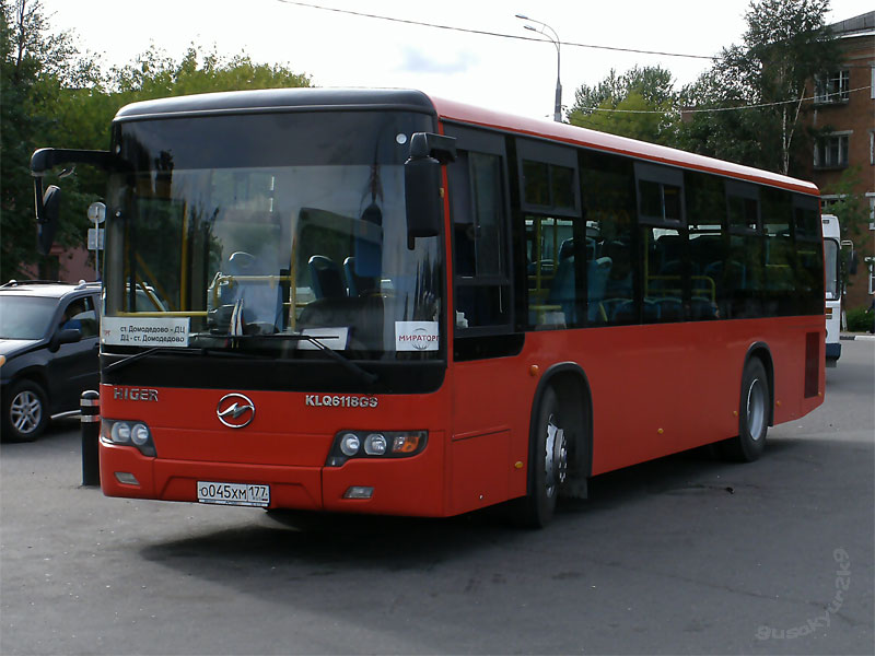 Москва, Higer KLQ6118GS № О 045 ХМ 177