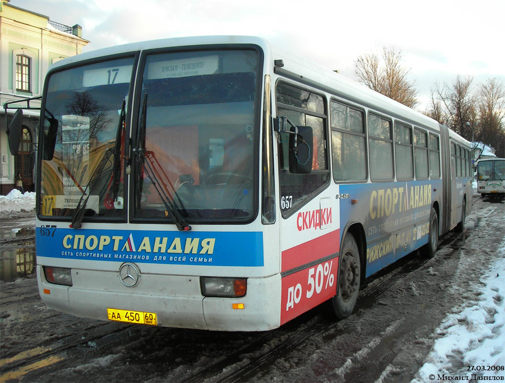 Псковская область, Mercedes-Benz O345G № 657