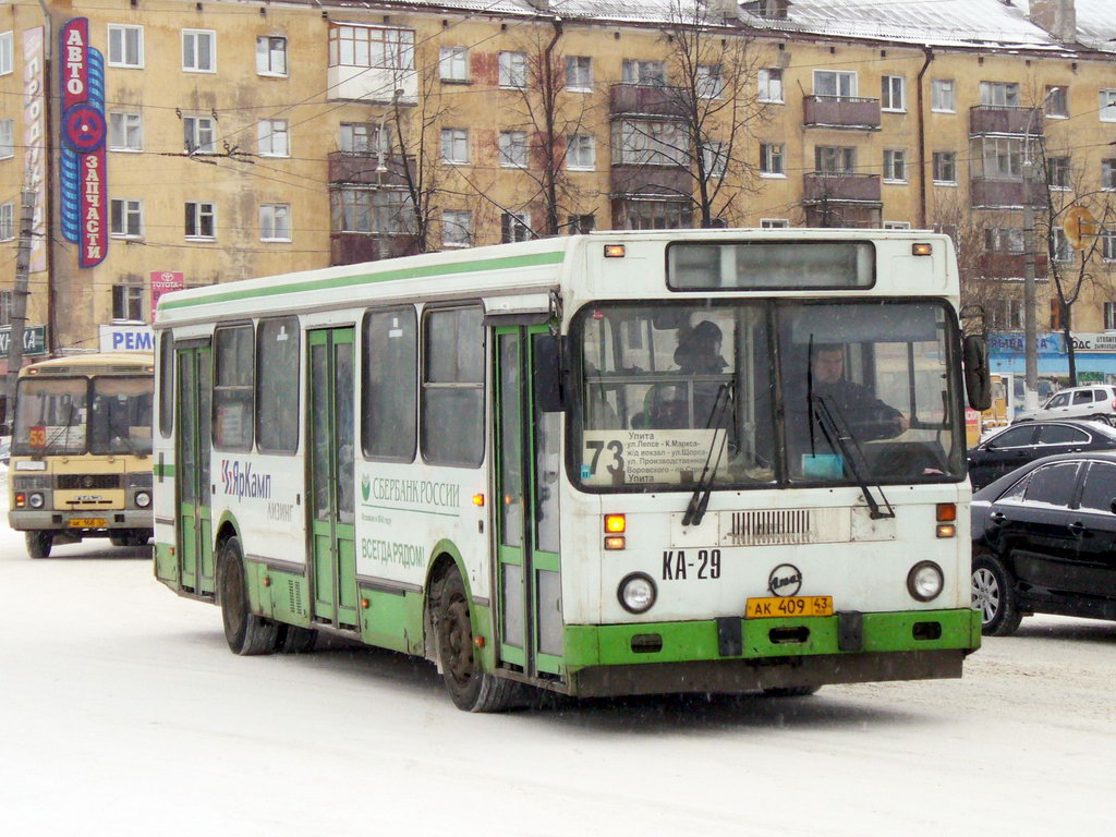 Kirov region, LiAZ-5256.40 č. АК 409 43