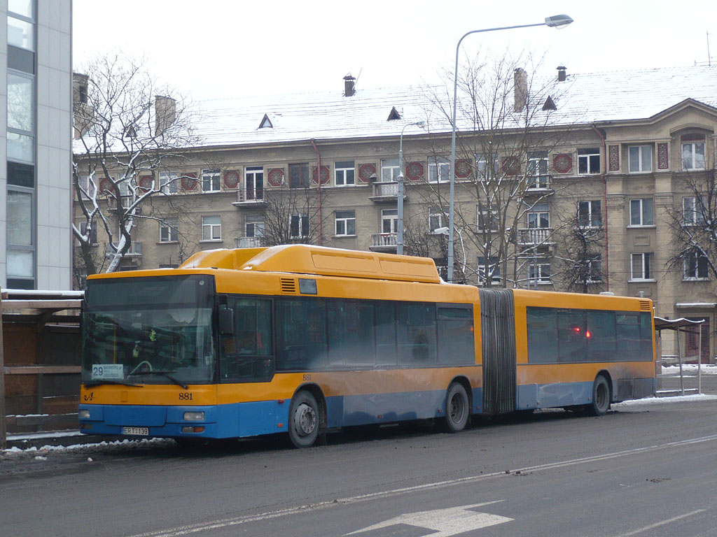 Литва, MAN A23 NG313 CNG № 881