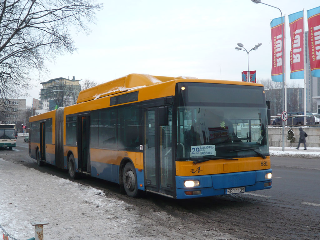 Литва, MAN A23 NG313 CNG № 881