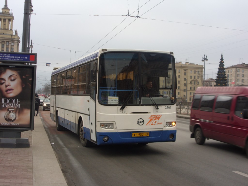 Санкт-Петербург, ЛиАЗ-5256.23-01 (ГолАЗ) № 3301