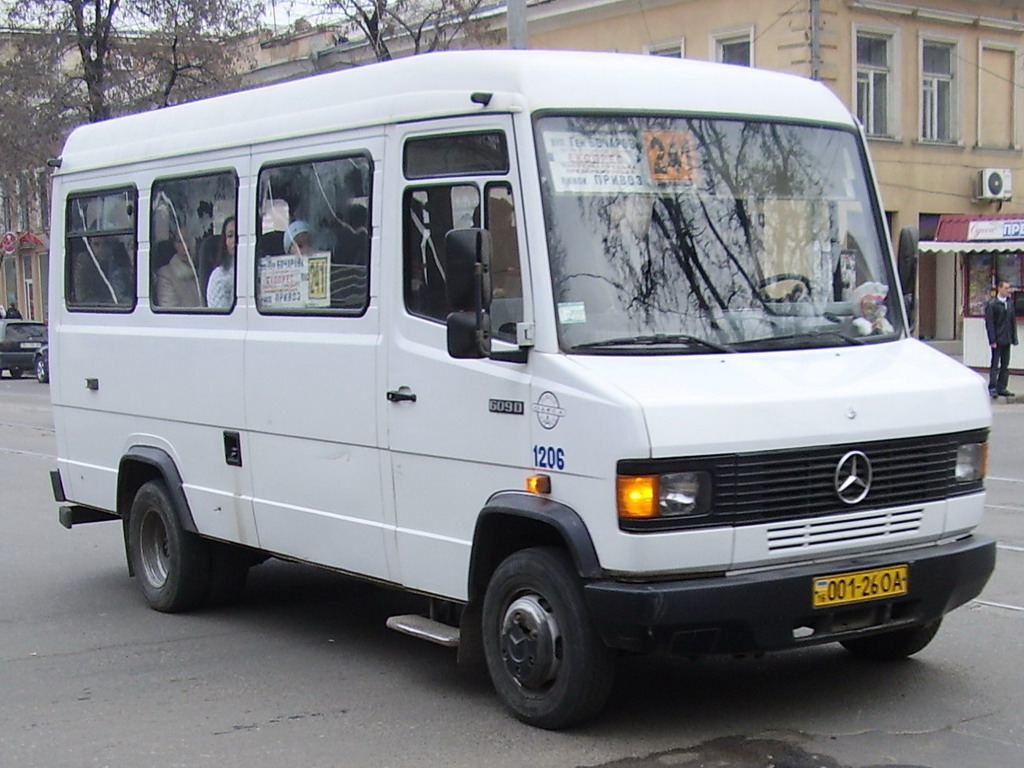 Одесская область, Mercedes-Benz T2 609D № 1206
