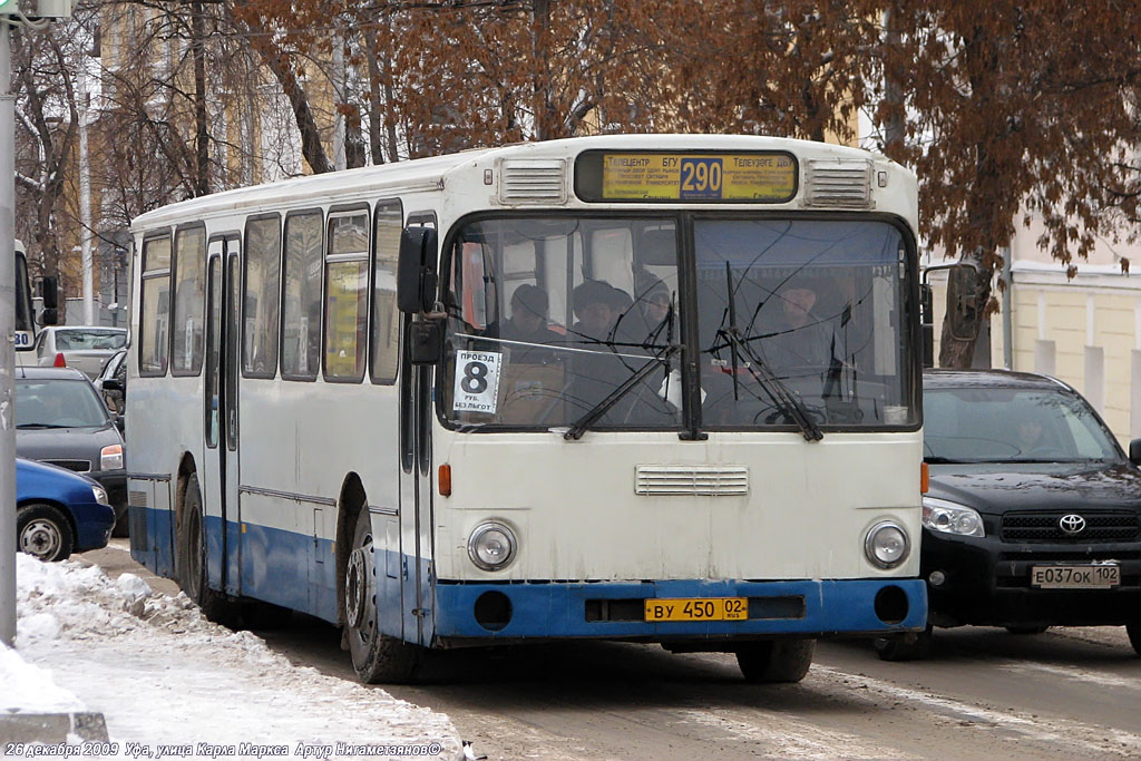 Башкортостан, Mercedes-Benz O307 № ВУ 450 02