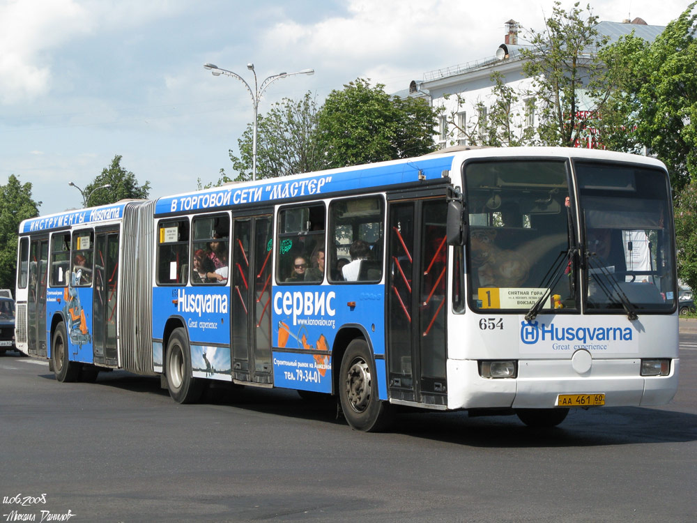 Псковская область, Mercedes-Benz O345G № 654