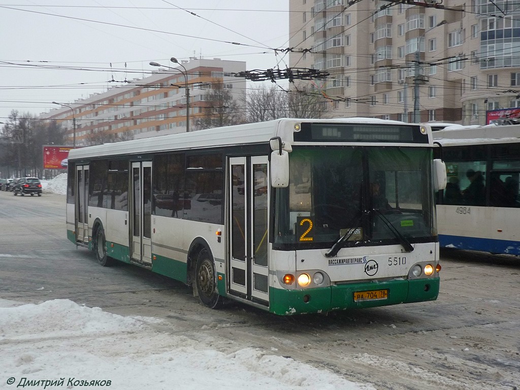 Санкт-Петербург, ЛиАЗ-5292.20 № 5510