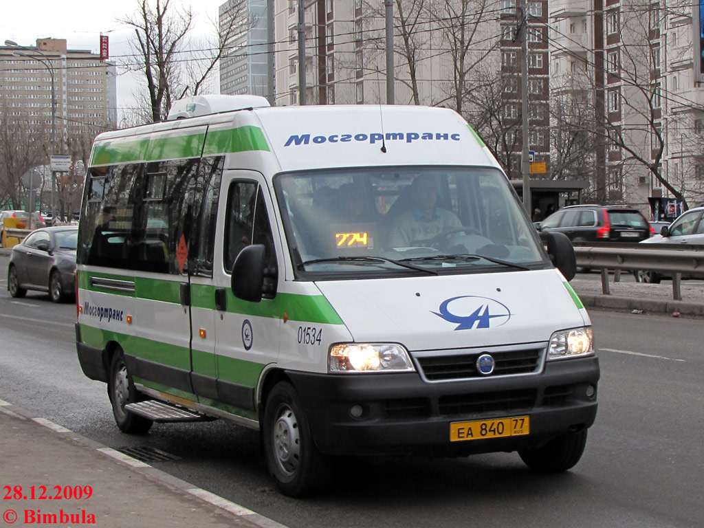 Москва, FIAT Ducato 244 CSMMC-RLL, -RTL № 01534