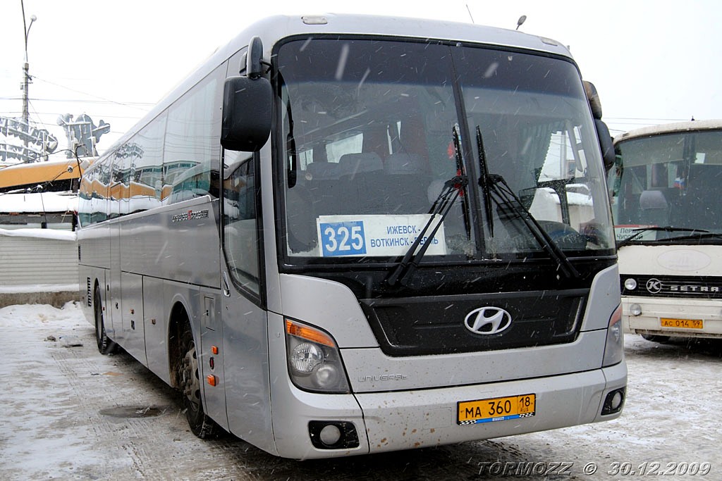 Удмуртия, Hyundai Universe Space Luxury № МА 360 18