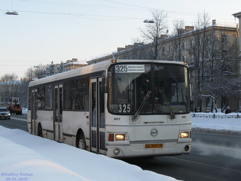 Санкт-Петербург, ЛиАЗ-5256.25 № 3017