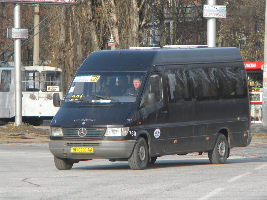 Одесская область, Mercedes-Benz Sprinter W903 312D № 760