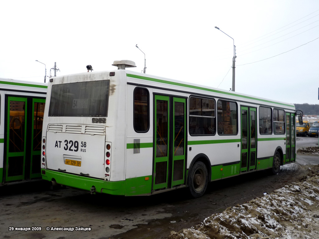 Penza region, LiAZ-5256.45 # АТ 329 58