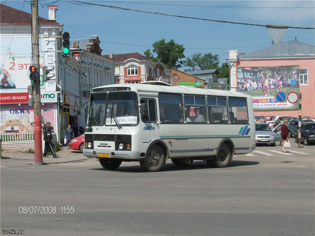 Нижегородская область, ПАЗ-32053 № АЕ 135 52
