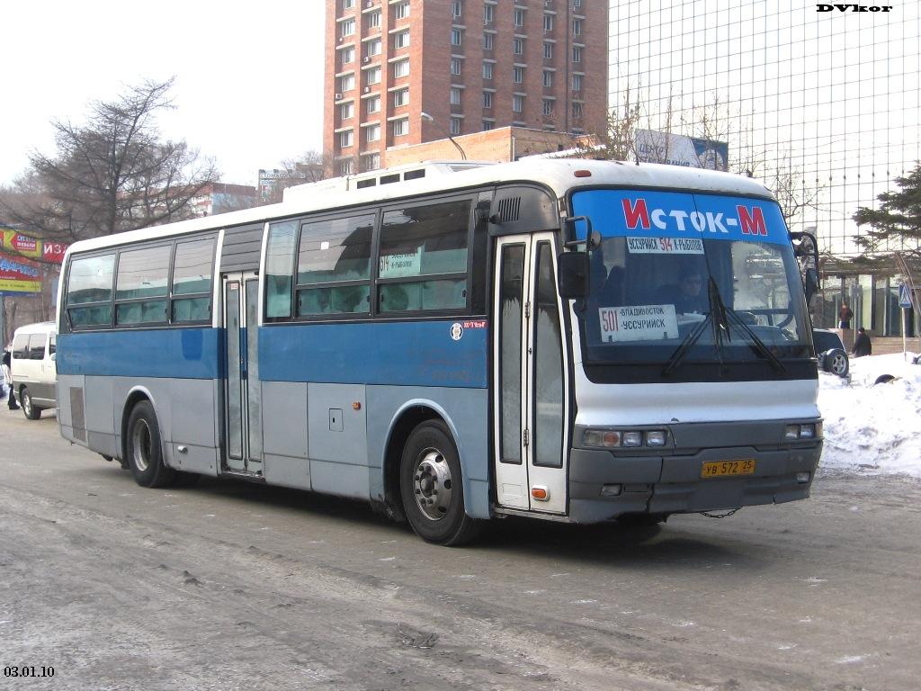 Приморский край, Hyundai AeroSpace LS № УВ 572 25 — Фото — Автобусный  транспорт