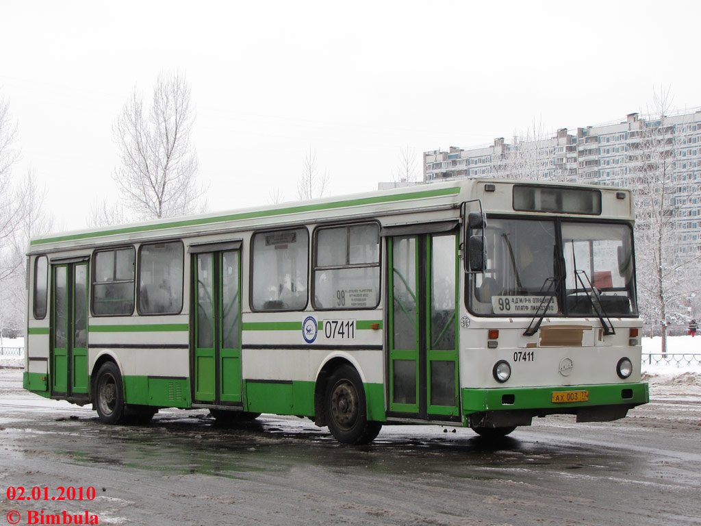 Moskva, LiAZ-5256.25 č. 07411