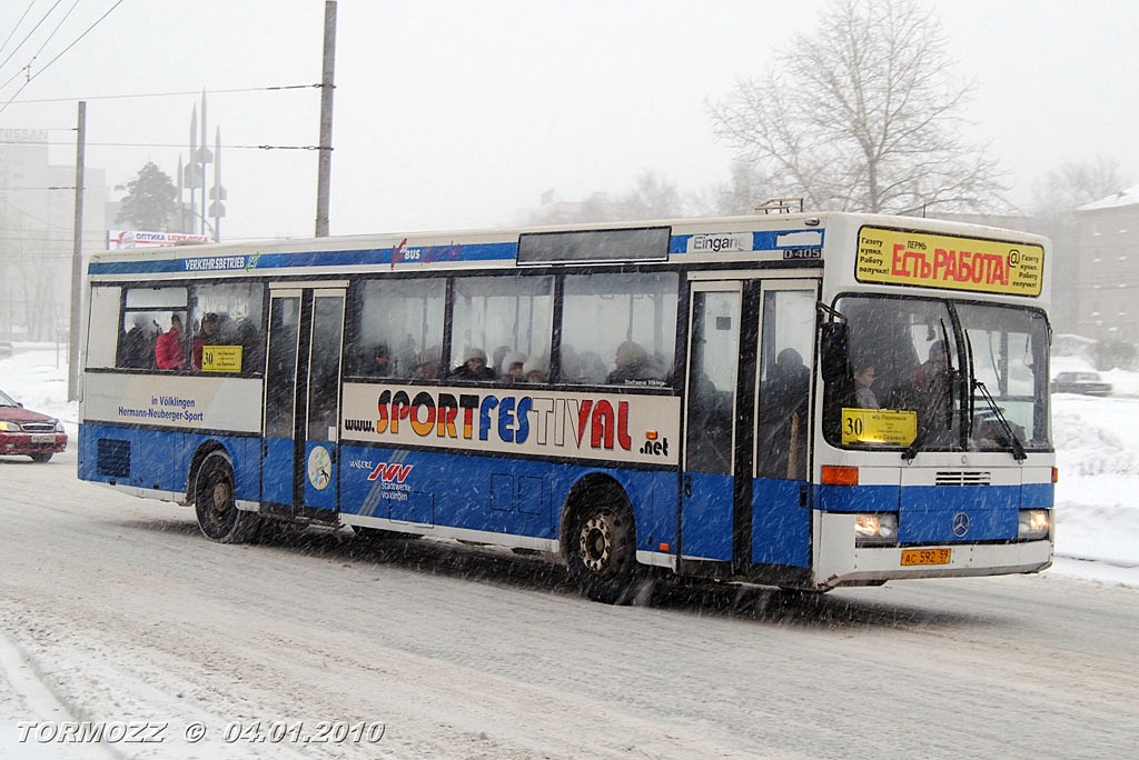 Пермский край, Mercedes-Benz O405 № АС 592 59