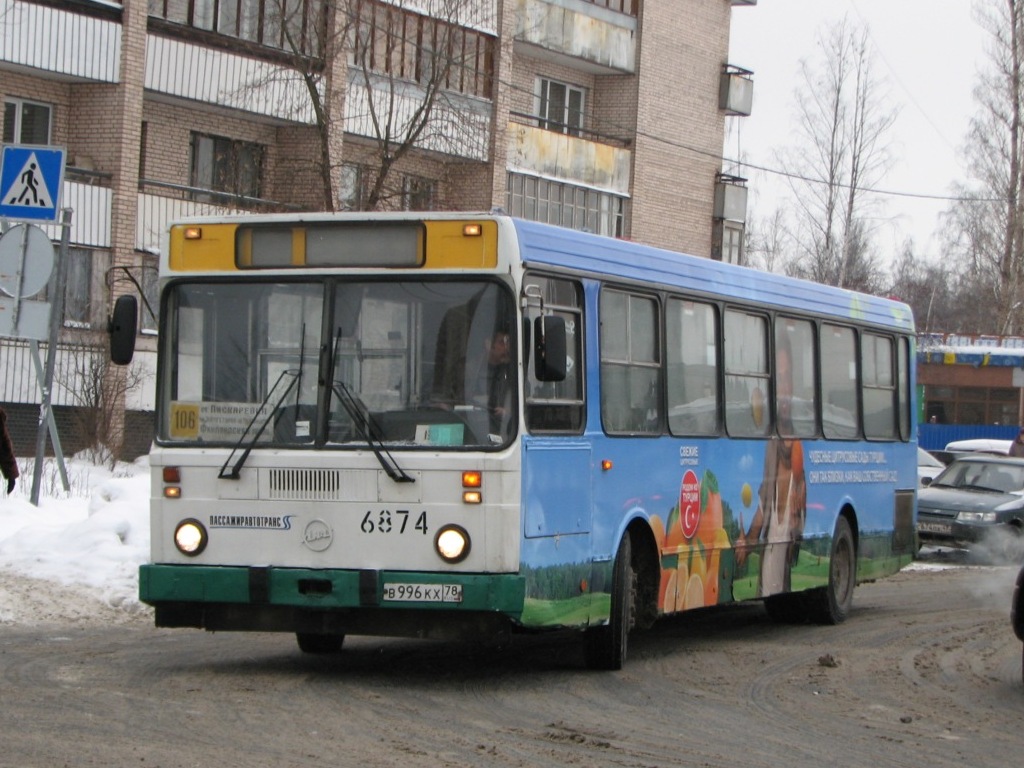 Санкт-Петербург, ЛиАЗ-5256.00 № 6874