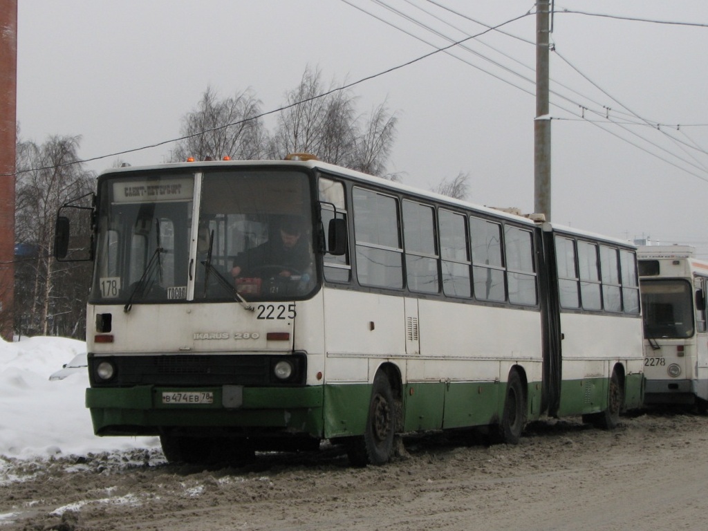 Санкт-Петербург, Ikarus 280.33O № 2225