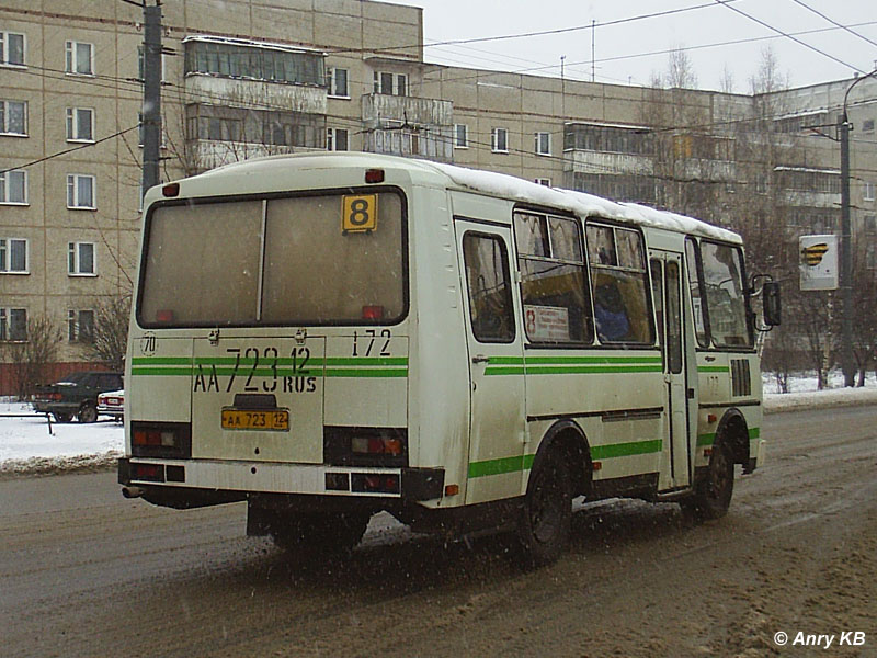 Марий Эл, ПАЗ-3205-110 № 172