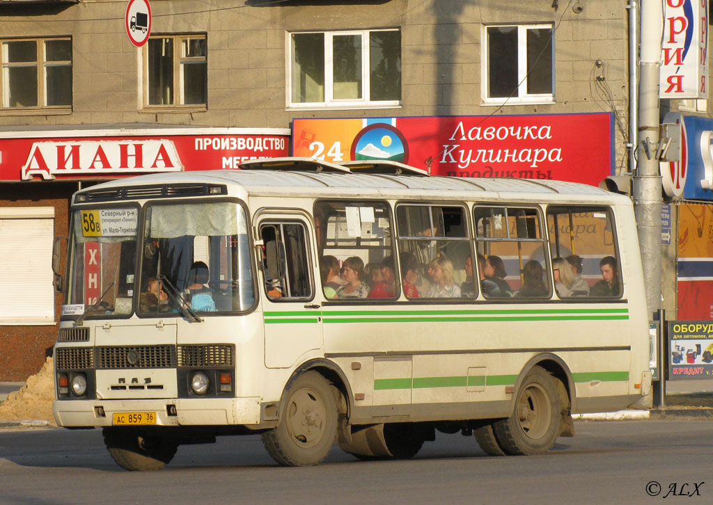 Воронежская область, ПАЗ-32054 № АС 859 36