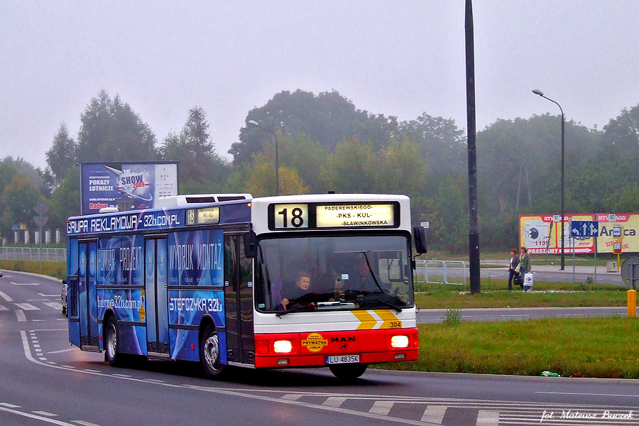 Польшча, MAN 895 NL202 № 304