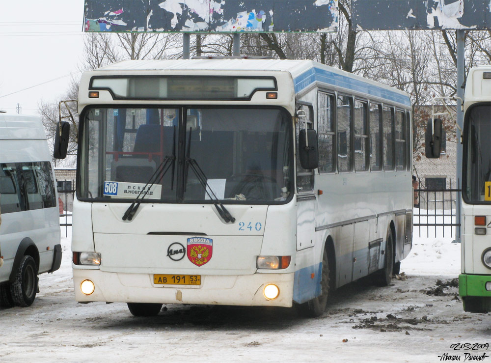 Новгородская область, ЛиАЗ-5256R (ГолАЗ) № 240