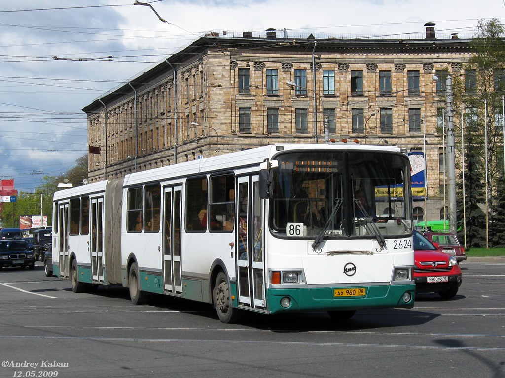 Санкт-Петербург, ЛиАЗ-6212.00 № 2624