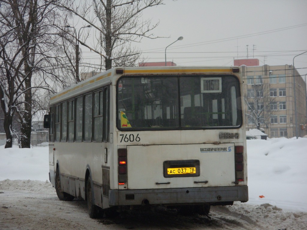 Санкт-Петербург, ЛиАЗ-5256.25 № 7606