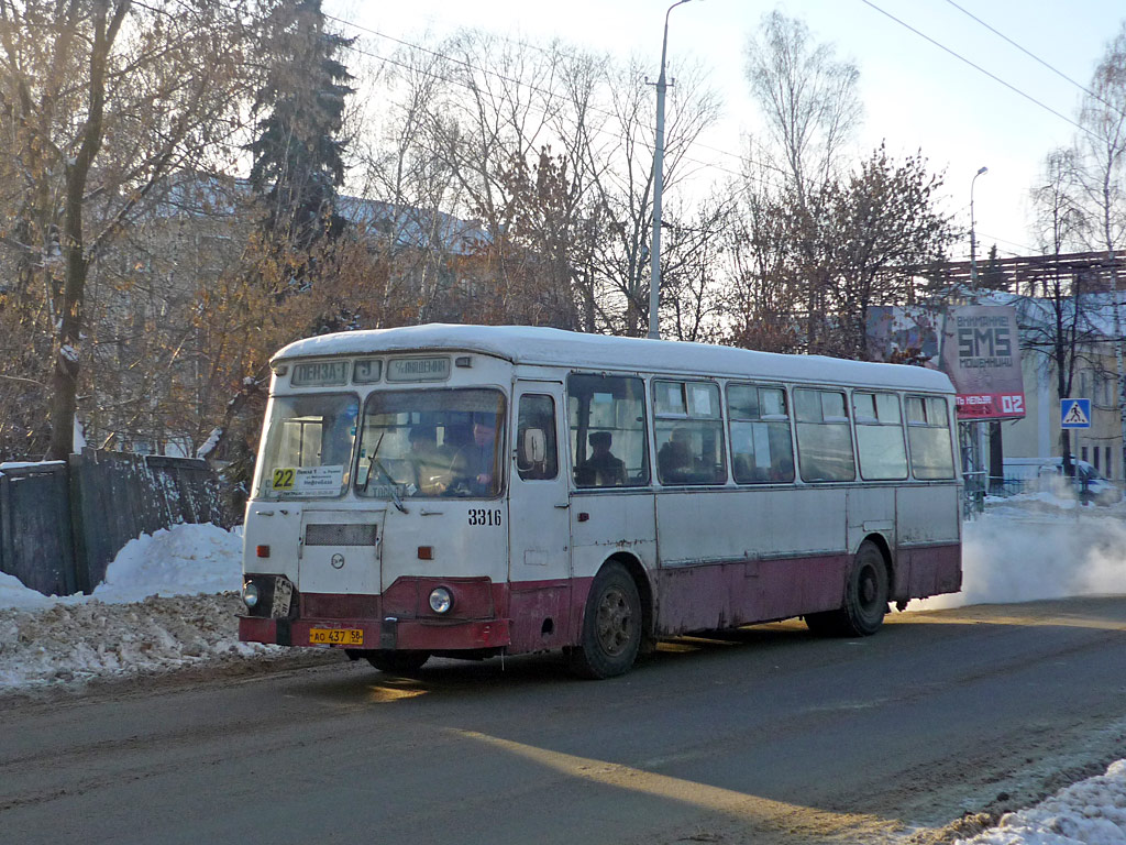 Пензенская область, ЛиАЗ-677М № 3316