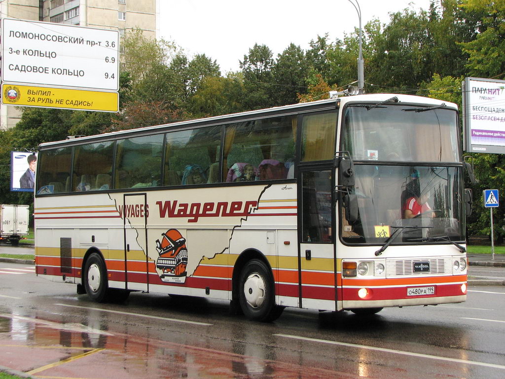 Moskva, Van Hool T815 Acron č. О 480 РА 199