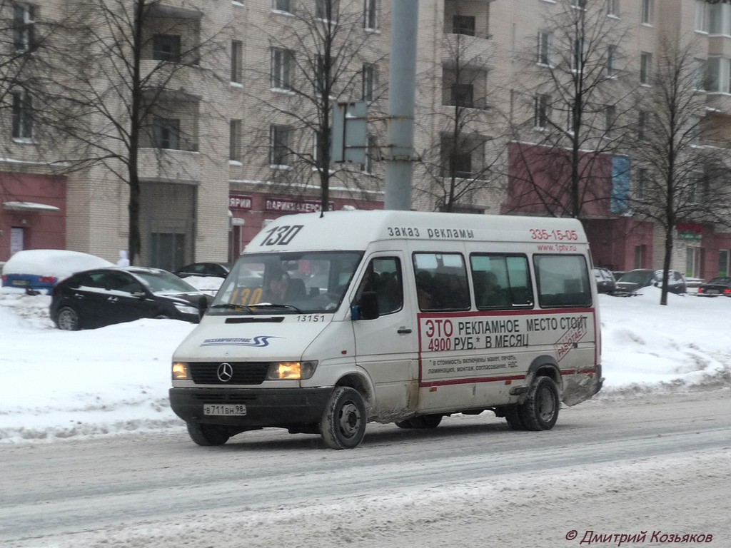 Санкт-Петербург, Mercedes-Benz Sprinter W904 412D № 13151