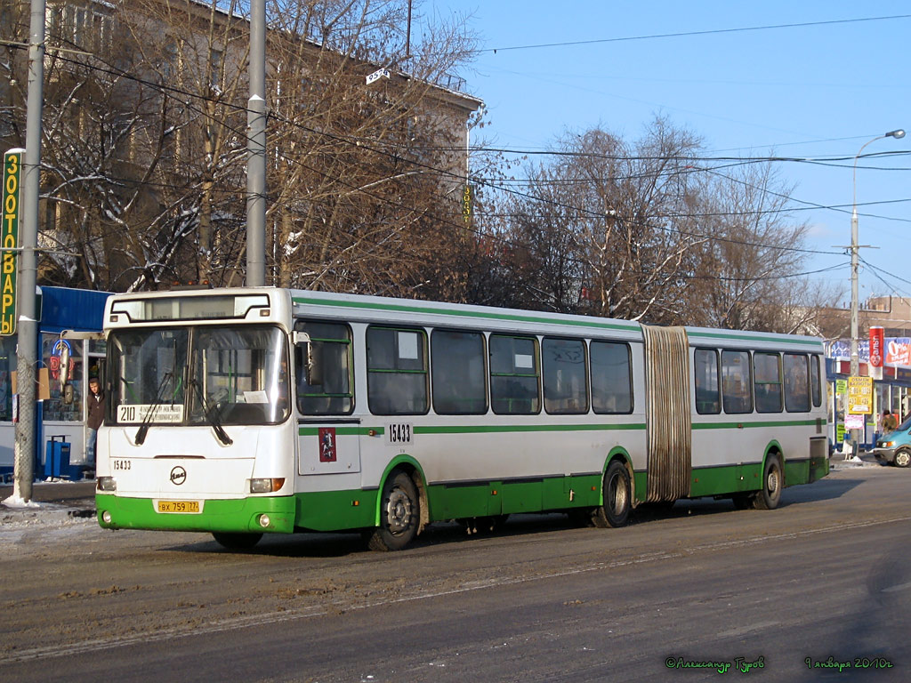 Москва, ЛиАЗ-6212.01 № 15433