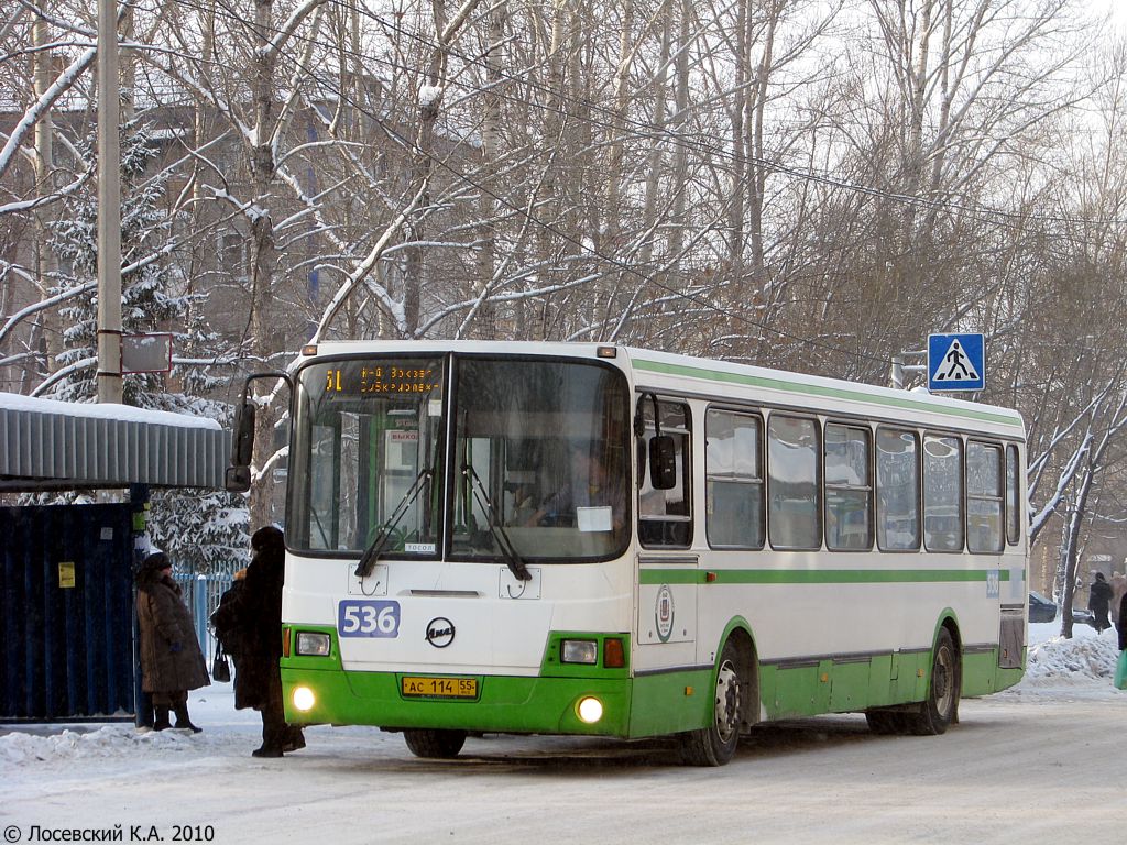 Омская область, ЛиАЗ-5256.45 № 536