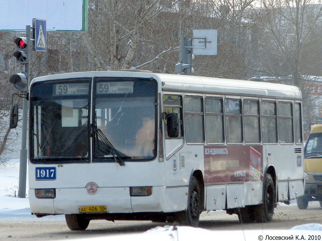 Омская область, Mercedes-Benz O345 № 1917