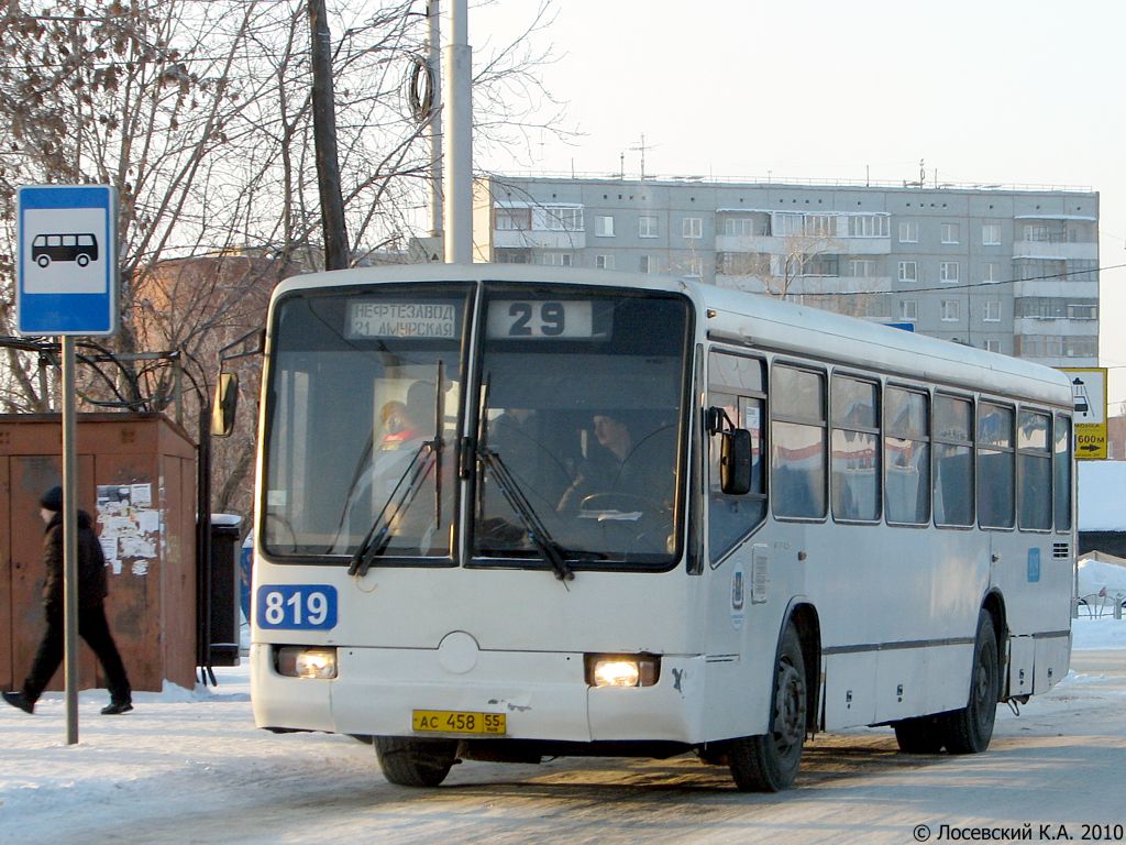 Омская область, Mercedes-Benz O345 № 819