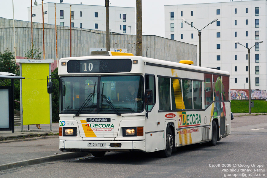 Эстония, Scania CN113CLL MaxCi № 712 TEB