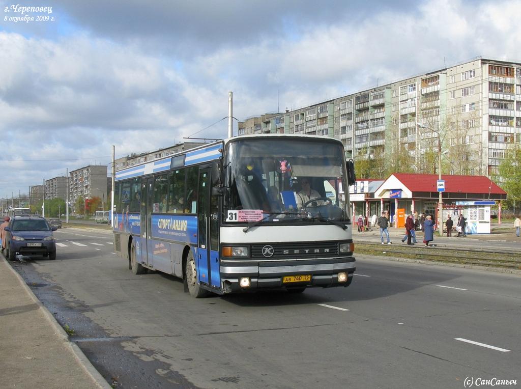 Вологодская область, Setra S215SL № АВ 740 35