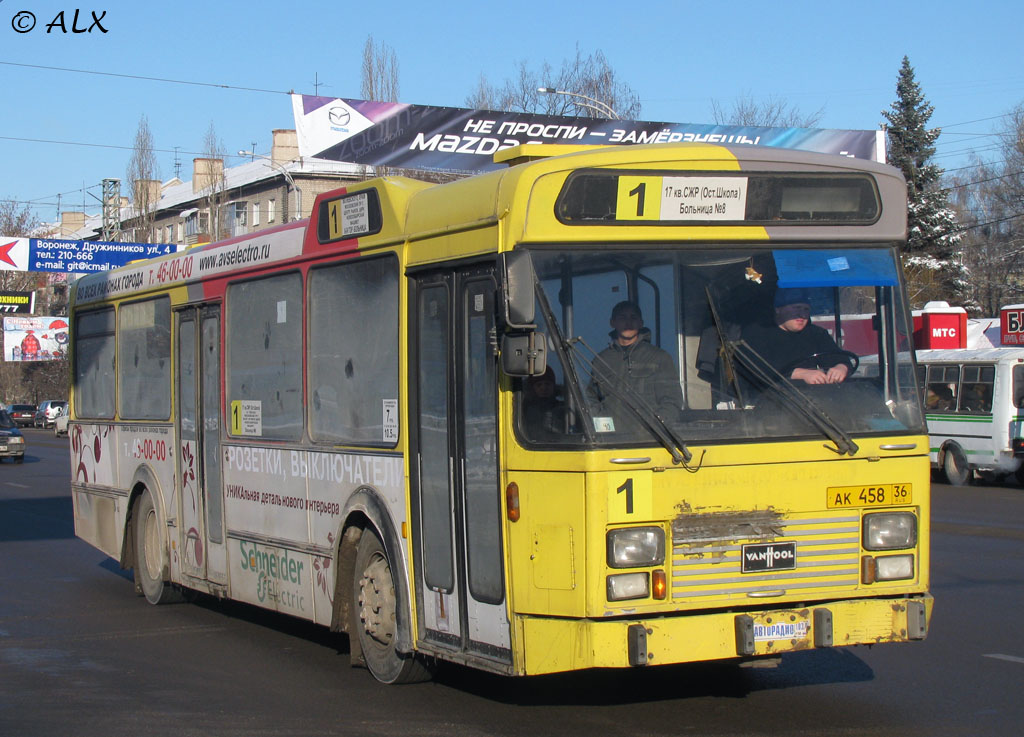 Воронежская область, Van Hool A120/50 № АК 458 36