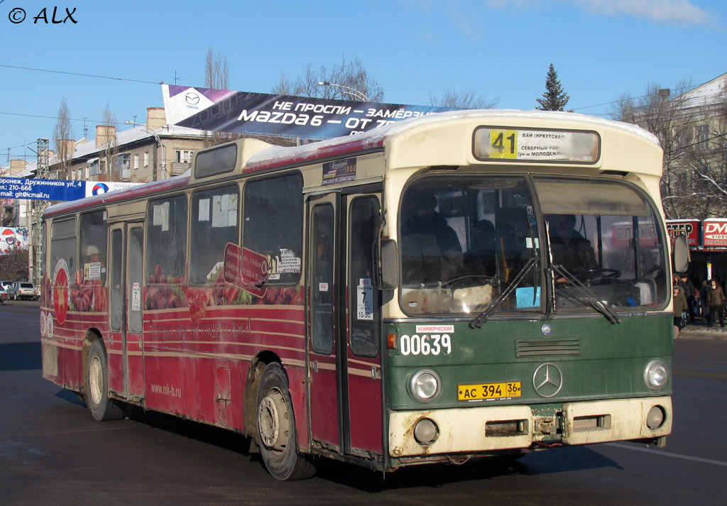 Воронежская область, Mercedes-Benz O305 № АС 394 36