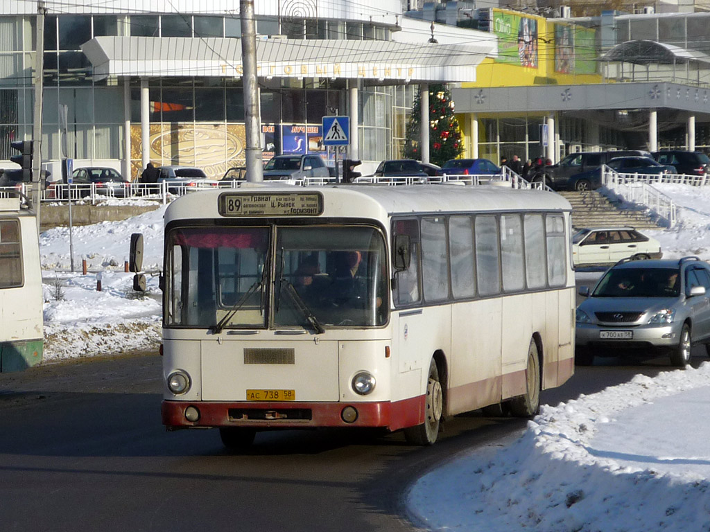 Пензенская область, MAN 192 SL200 № АС 738 58