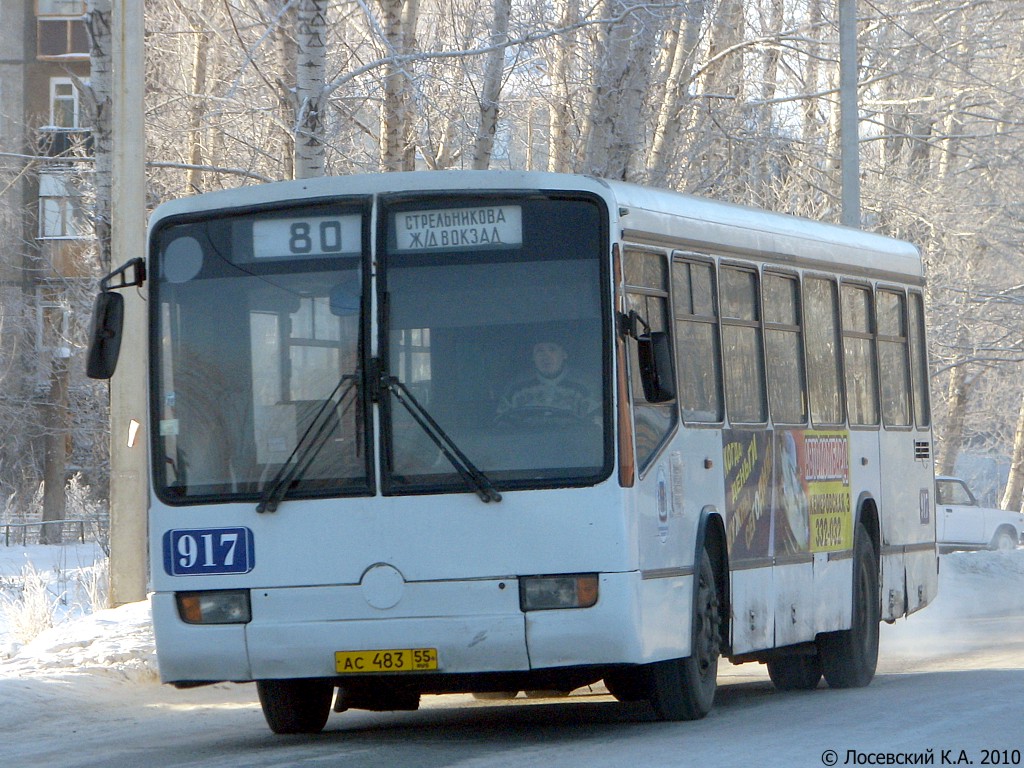 Омская область, Mercedes-Benz O345 № 917