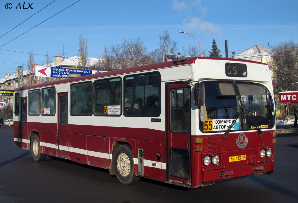 Воронежская область, Scania CN112CL № АР 413 36