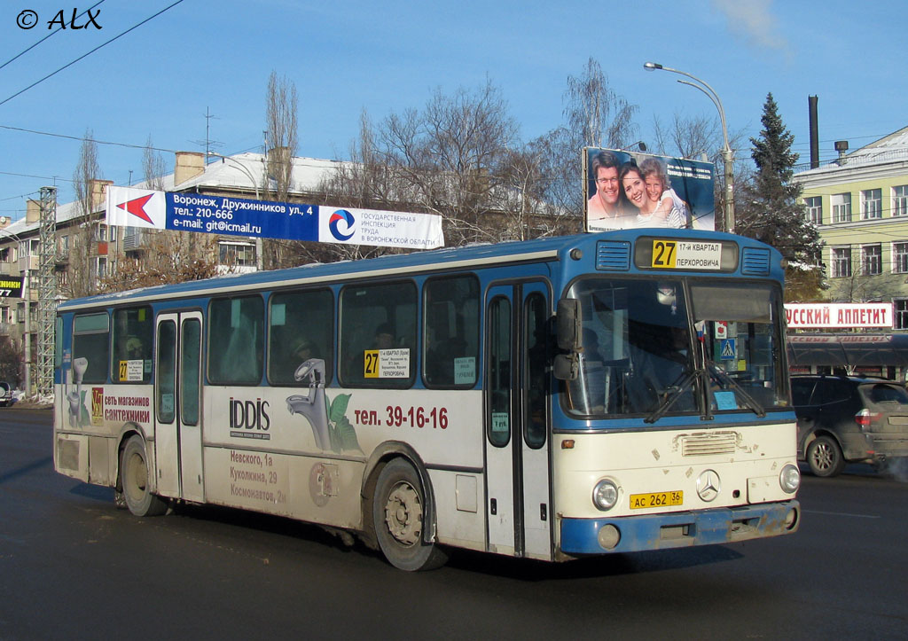 Воронежская область, Mercedes-Benz O307 № АС 262 36