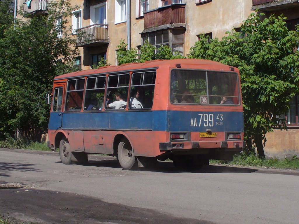 Кировская область, ПАЗ-3205 (00) № АА 799 43