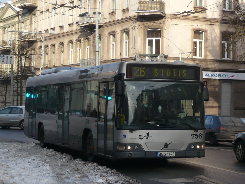 Литва, Volvo 7700 № 756