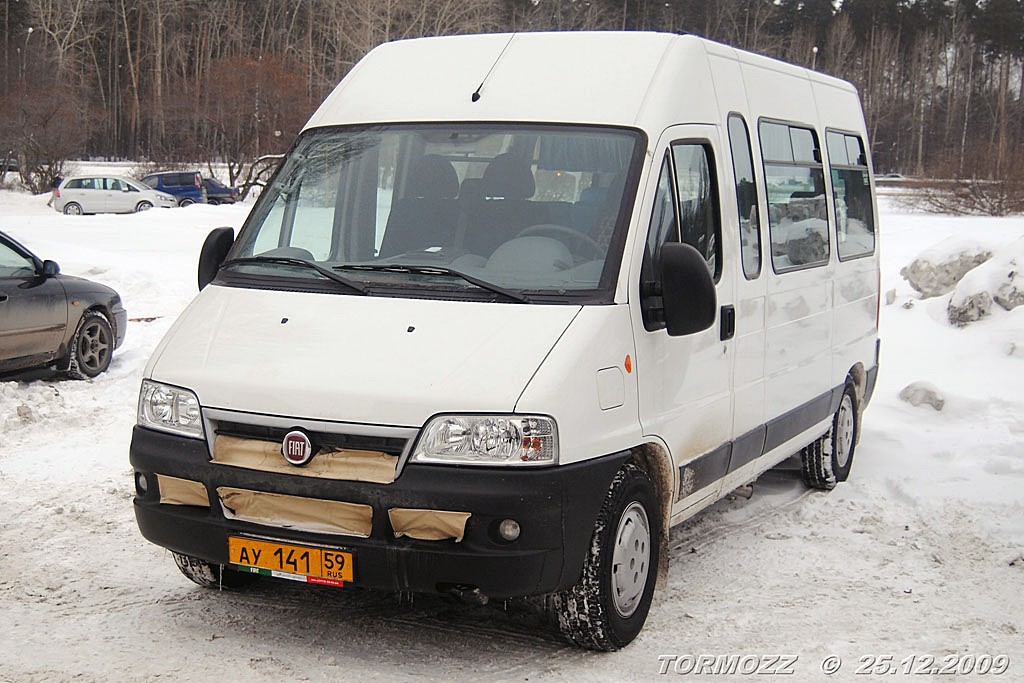 Пермский край, FIAT Ducato 244 [RUS] № АУ 141 59