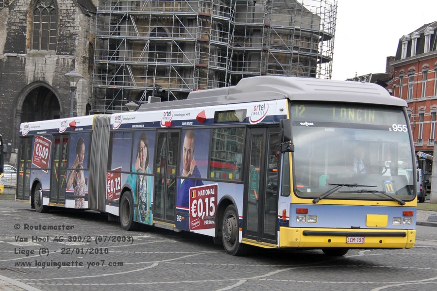 Бельгия, Van Hool AG300/2 № 5955