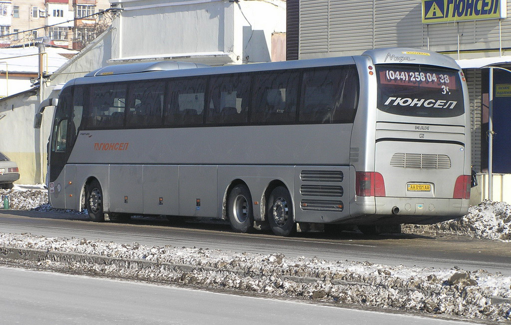 Киев, MAN R08 Fortuna Mega RHC464 № AA 0101 AA