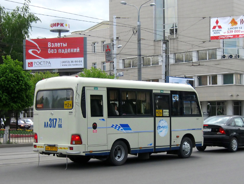 Тульская область, Hyundai County SWB C08 (РЗГА) № АА 317 71