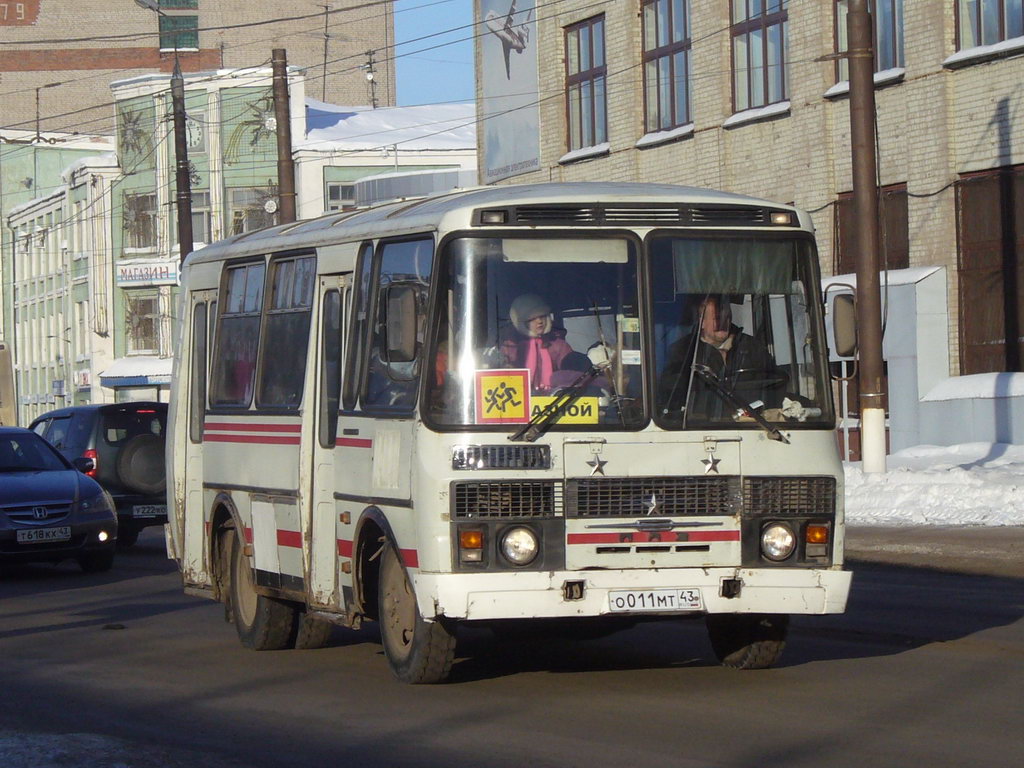 Кировская область, ПАЗ-32051-110 № О 011 МТ 43