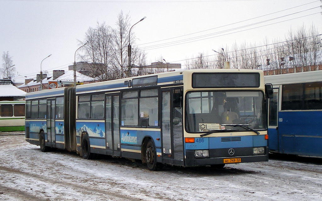 Novgorod region, Mercedes-Benz O405GN # 486